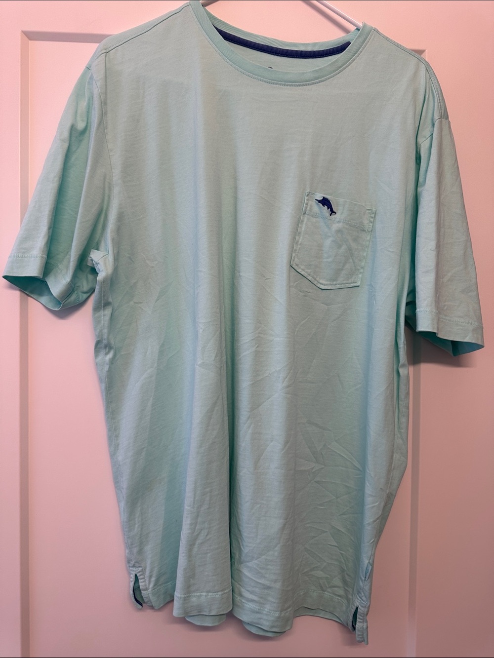 Tommy Bahama Mint Green Short Sleeve Pocket Tee
